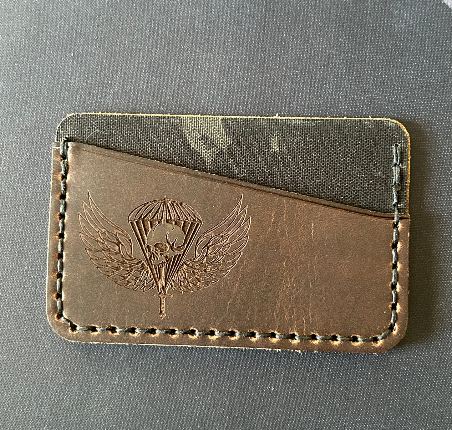 Black MC Leather Wallet