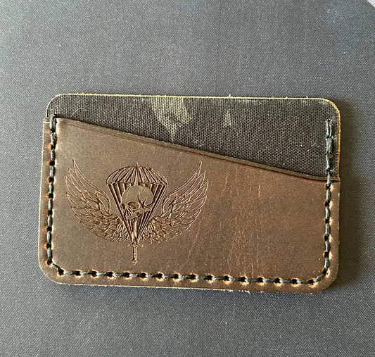 Black MC Leather Wallet