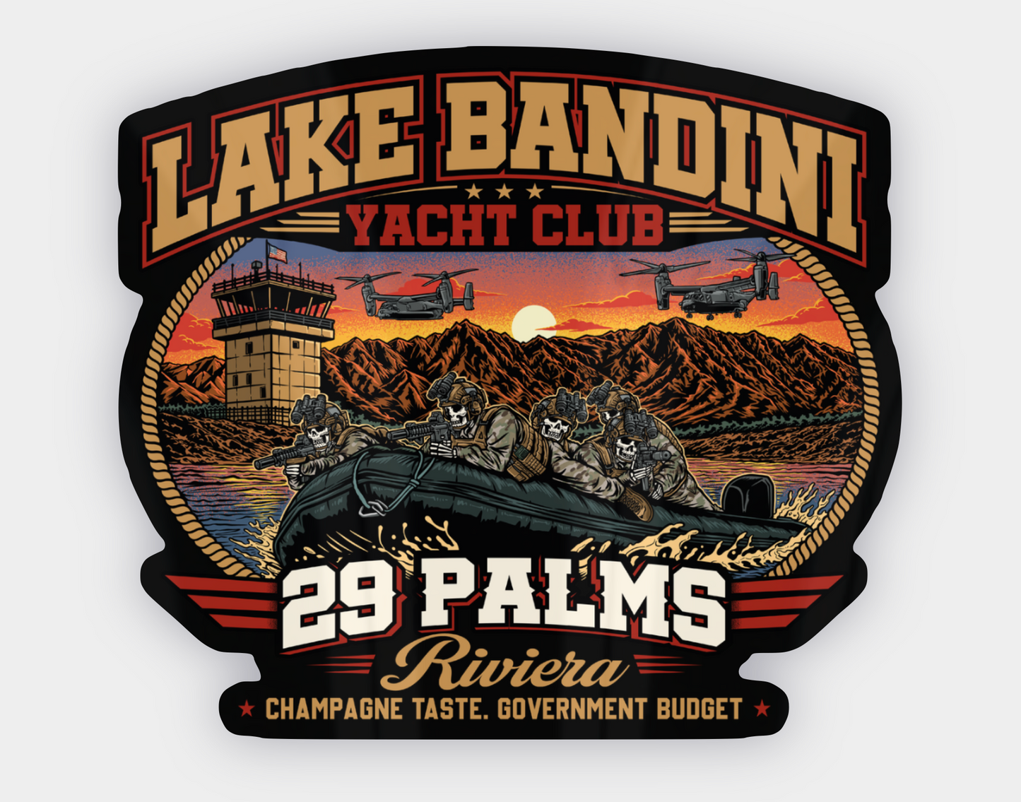 Lake Bandini Sticker