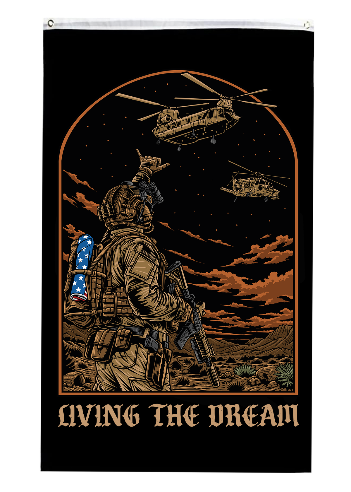Pre-Order Living The Dream Flag