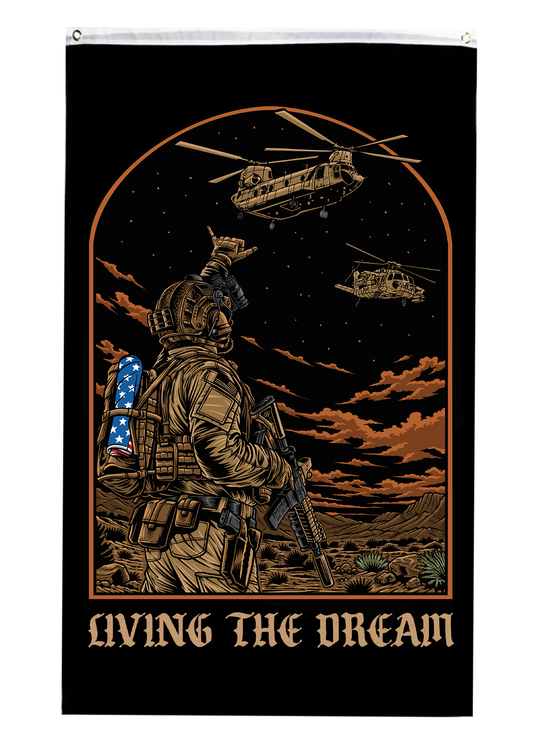 Living The Dream Flag