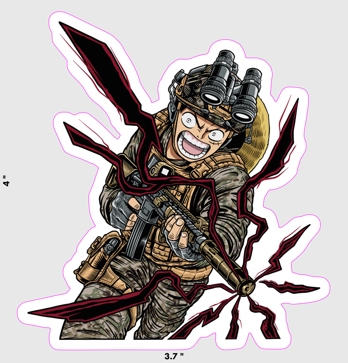 Monkey D Sticker