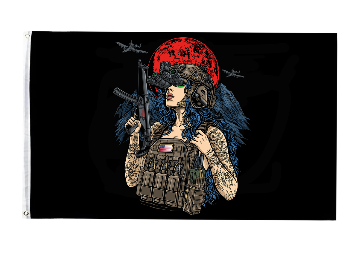 Pre-Order Moonlit Warfare Flag – On The X