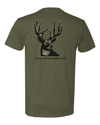 Deer and Beer Camo Tee