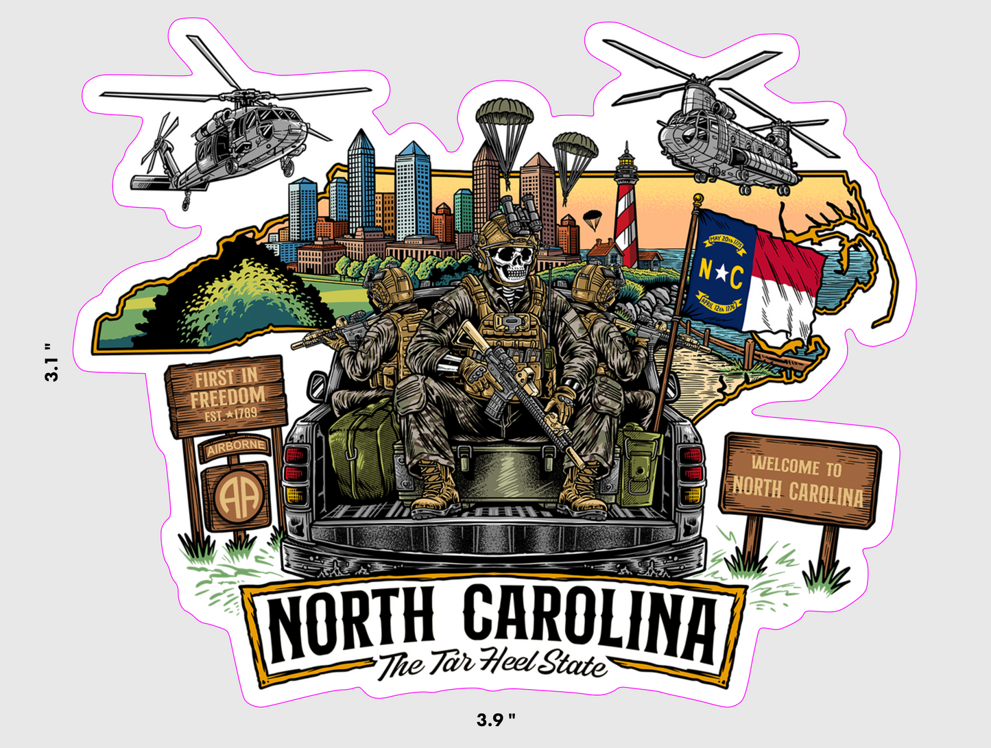 NC Sticker