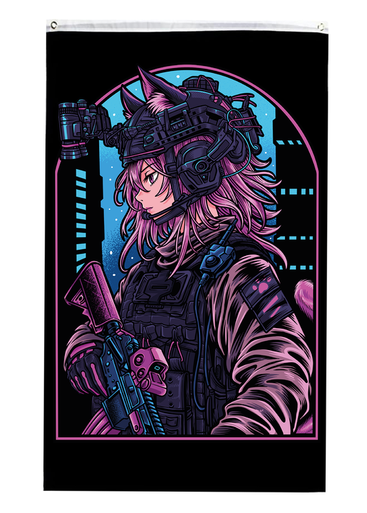 Pre-Order Neon Nyan Flag