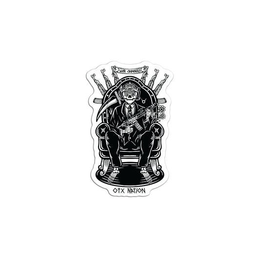OTX War Criminal Sticker