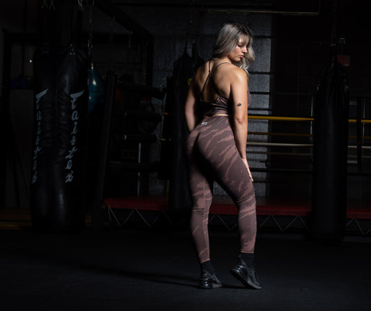 Womens Tiger Stripe Leggings