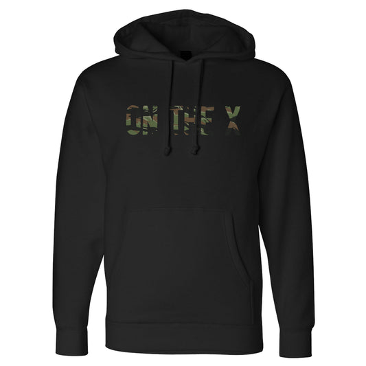 ON THE X Camo Print Hoodie