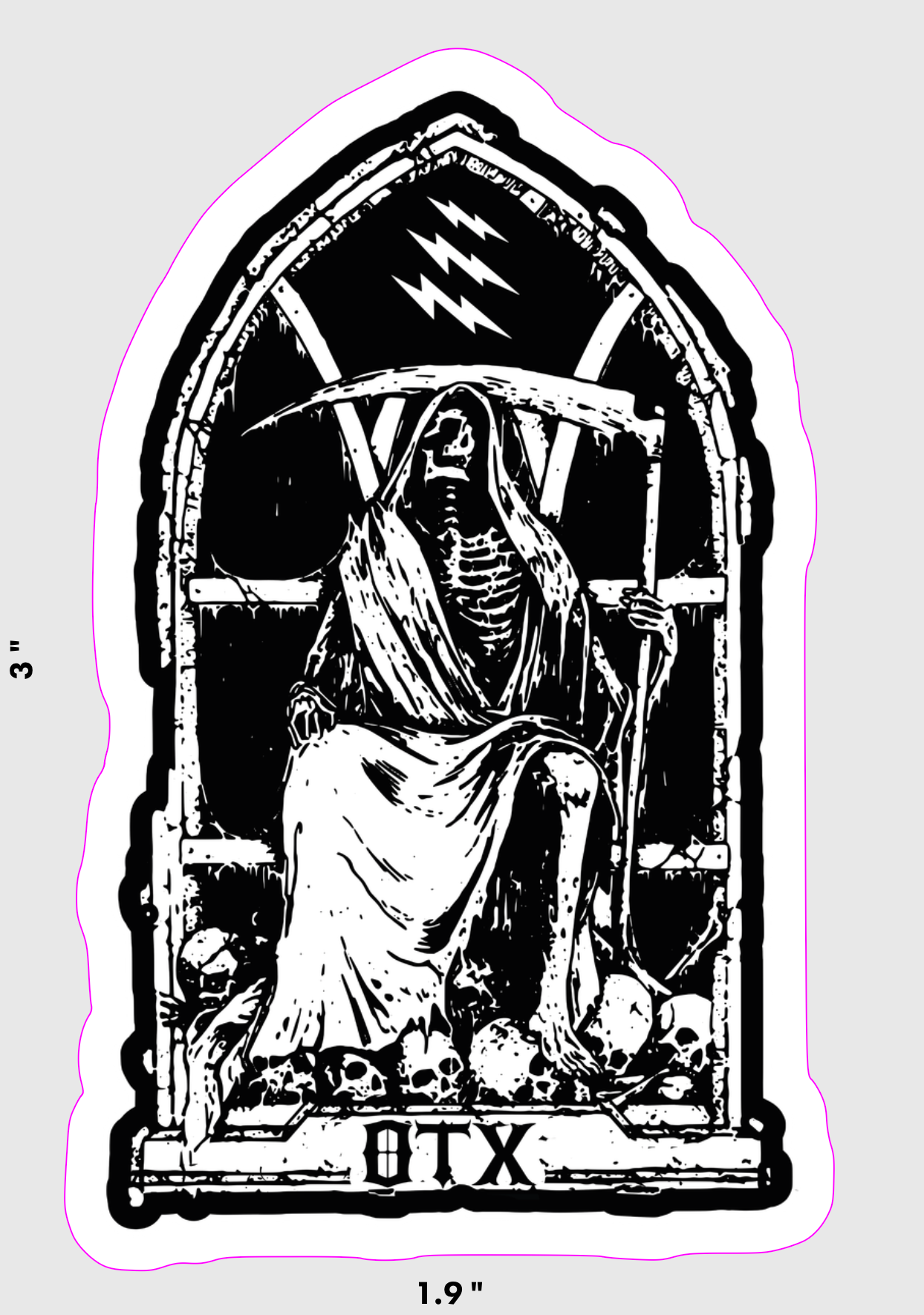OTX Reaper Sticker