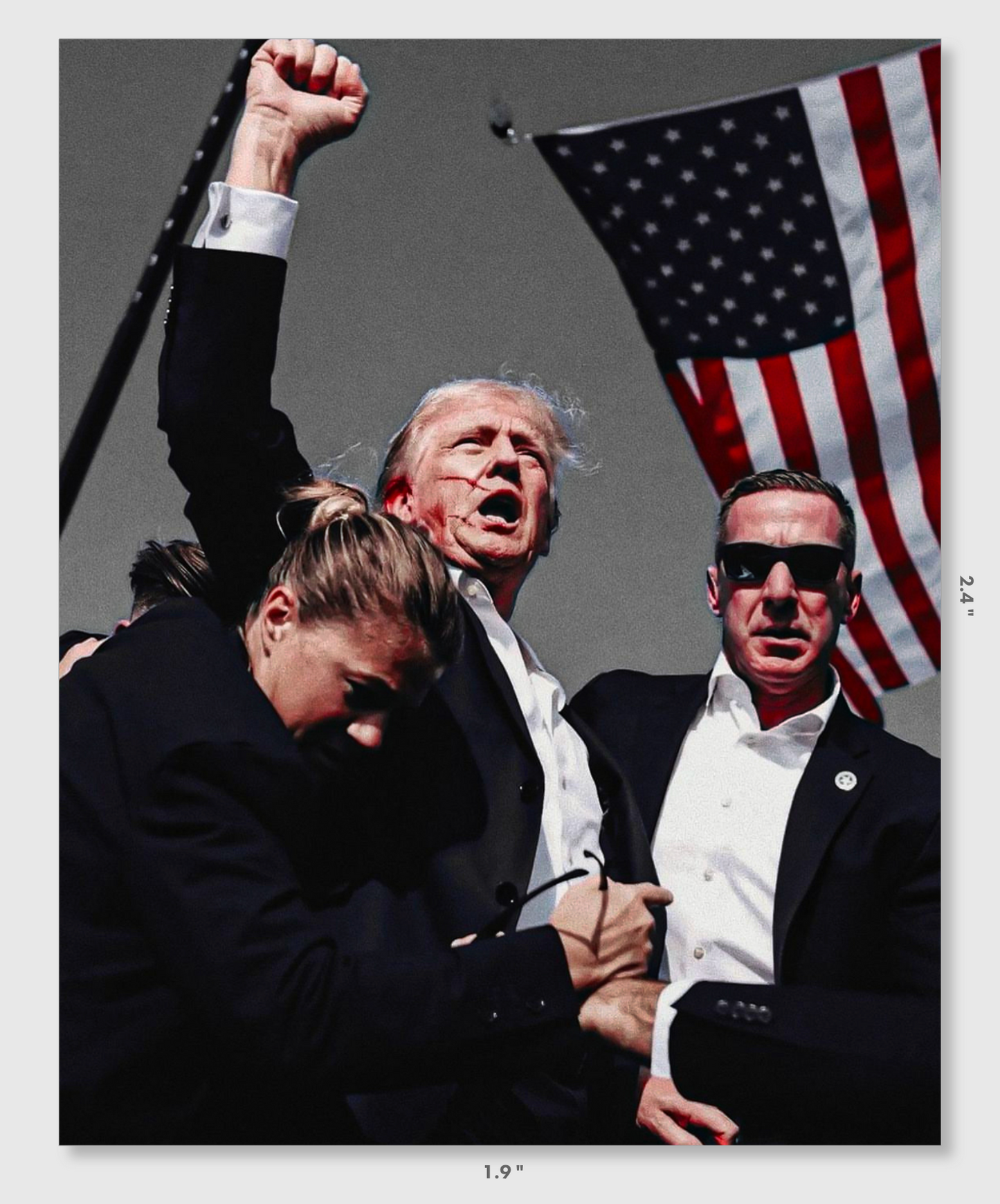 Trump Fight Sticker