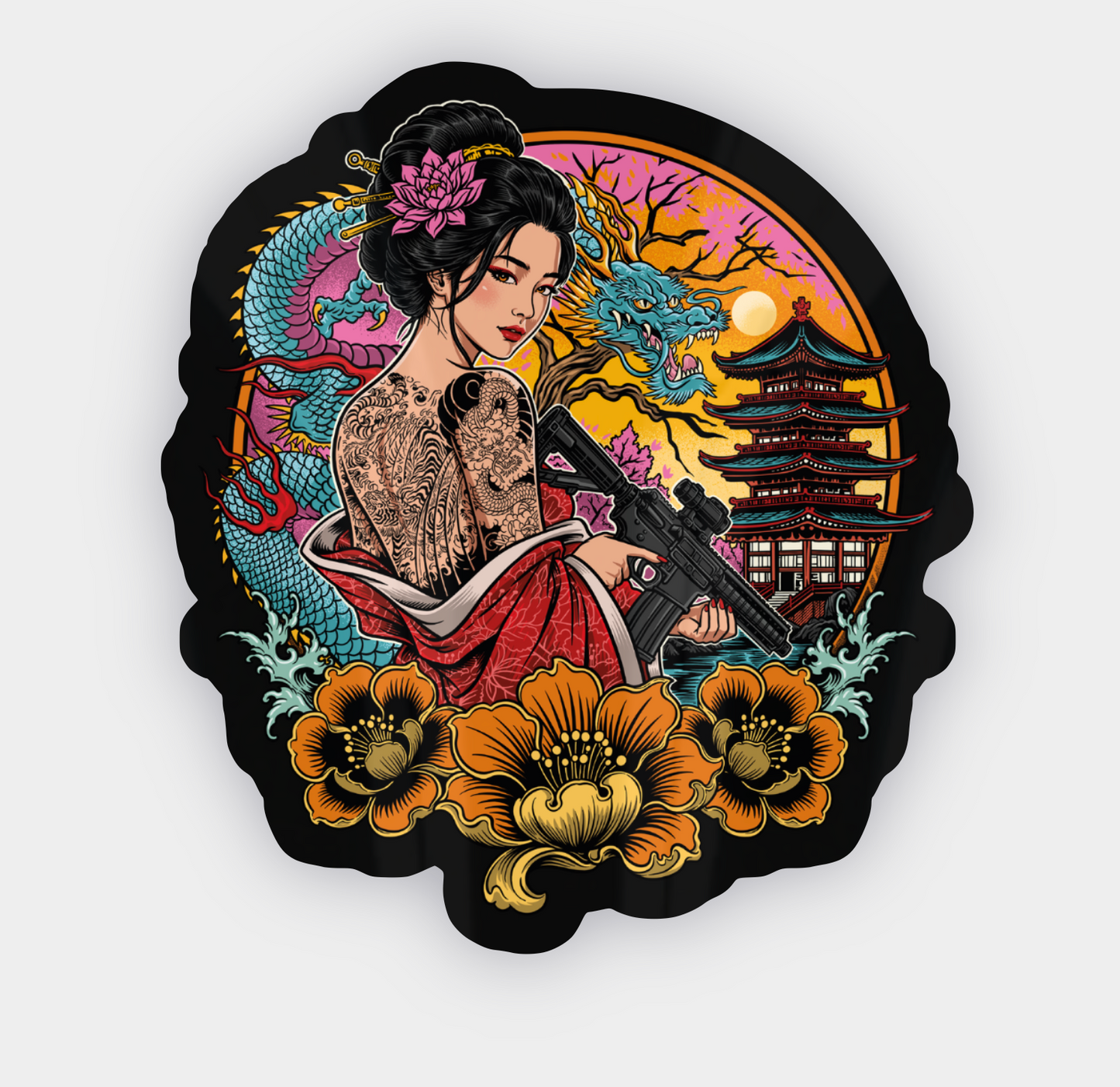 Ballistic Beauty Sticker