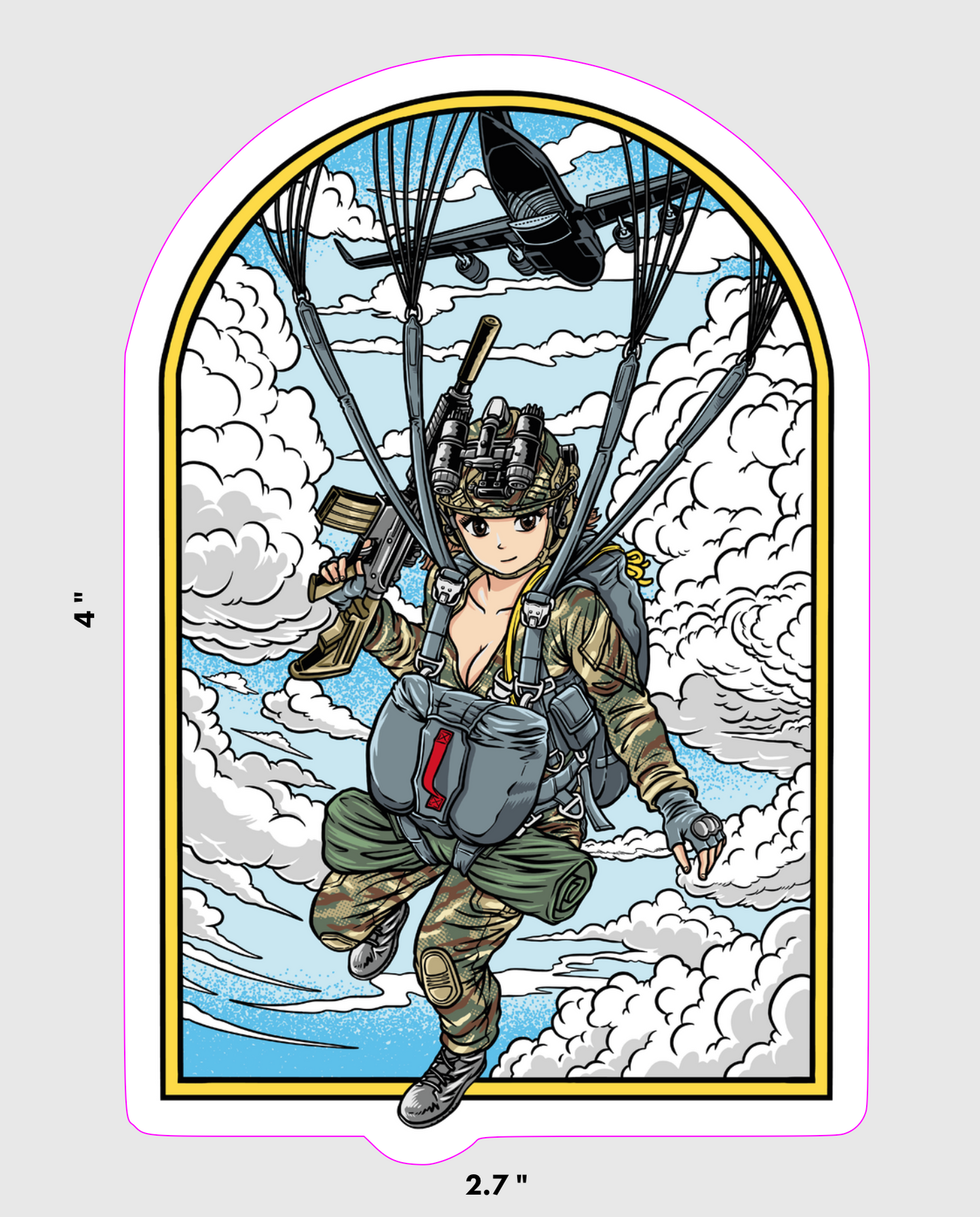 Sky Waifu Sticker