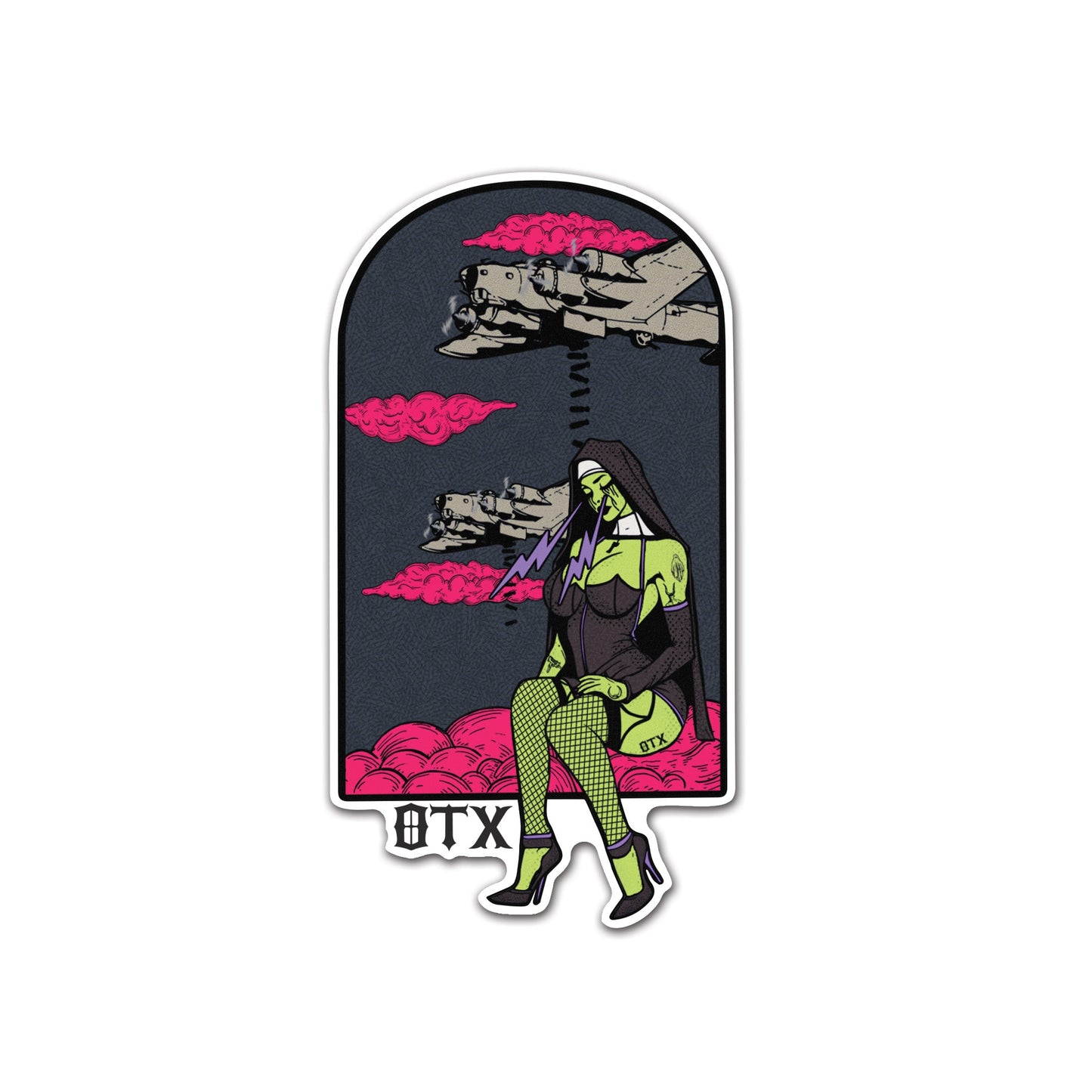 War Nun Sticker