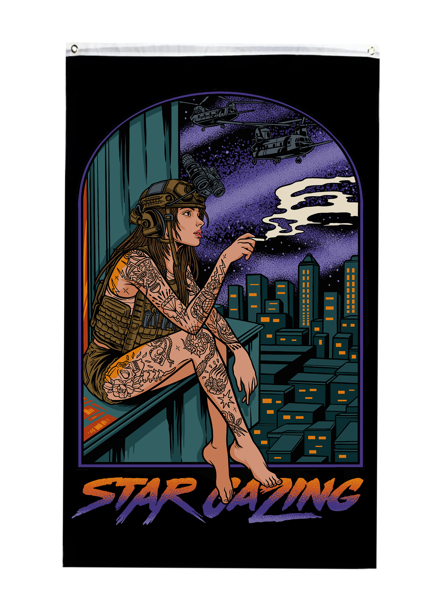 Stargazing Flag