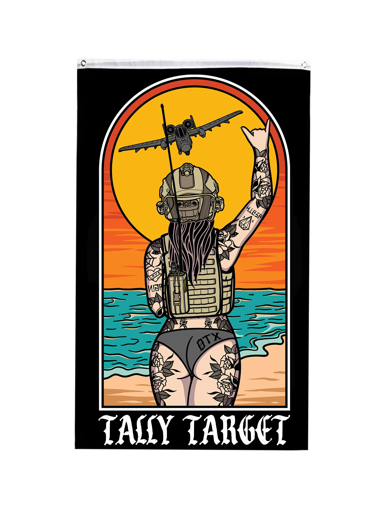 Tally Target Flag – On The X