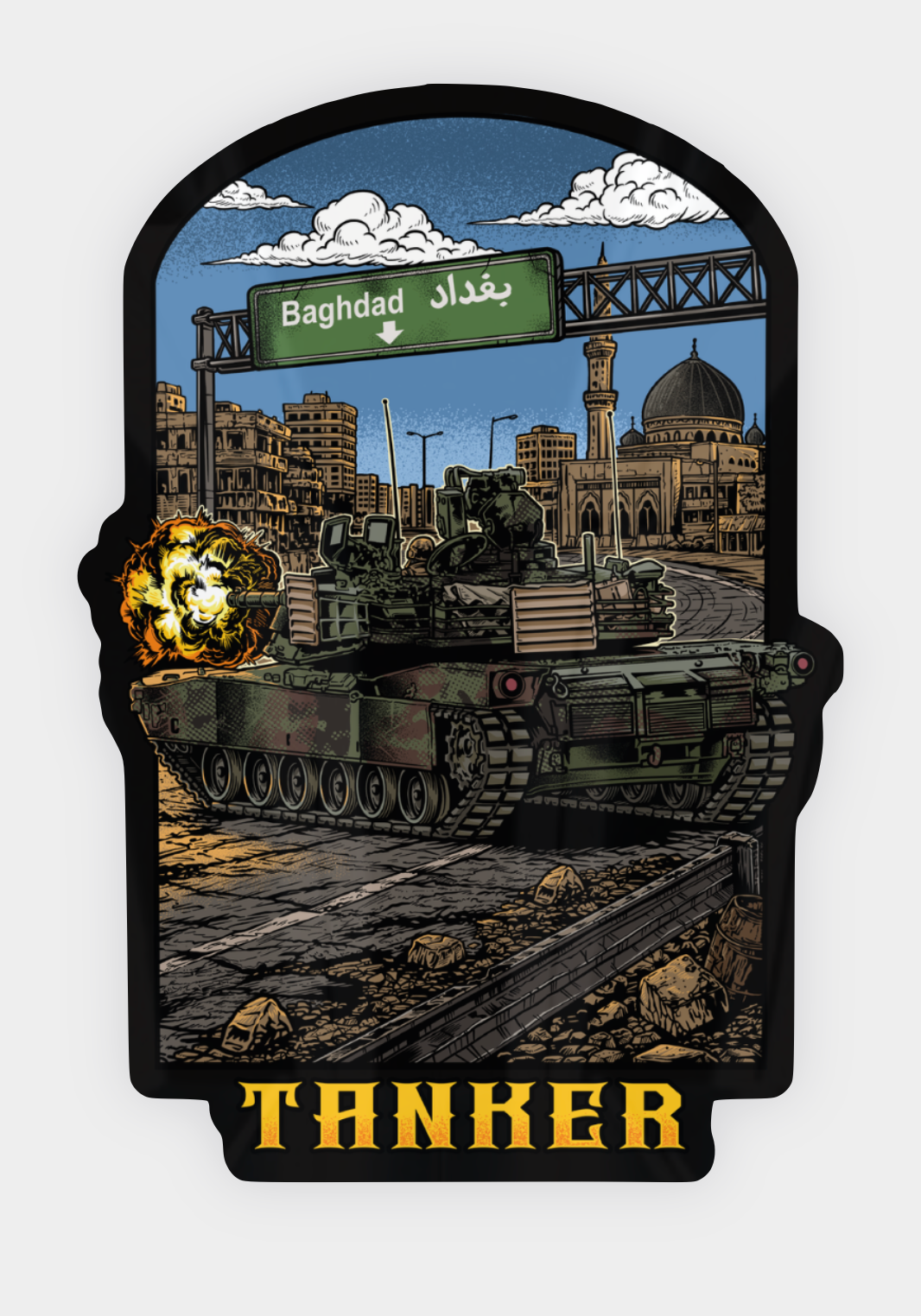 Tanker Sticker