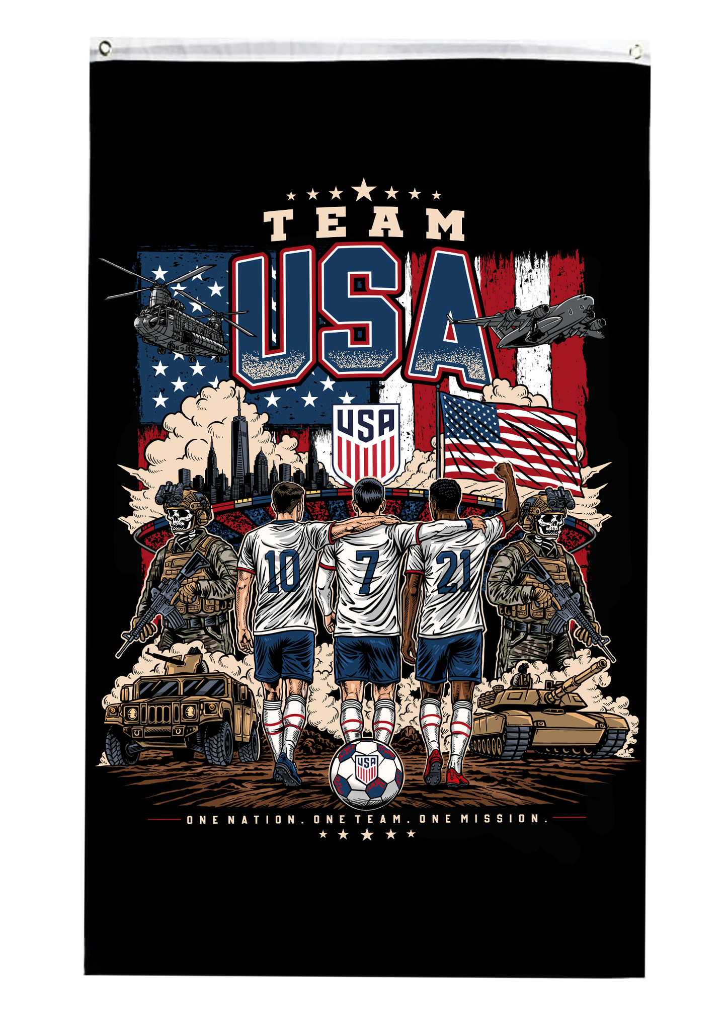Pre-Order Team USA Soccer Flag