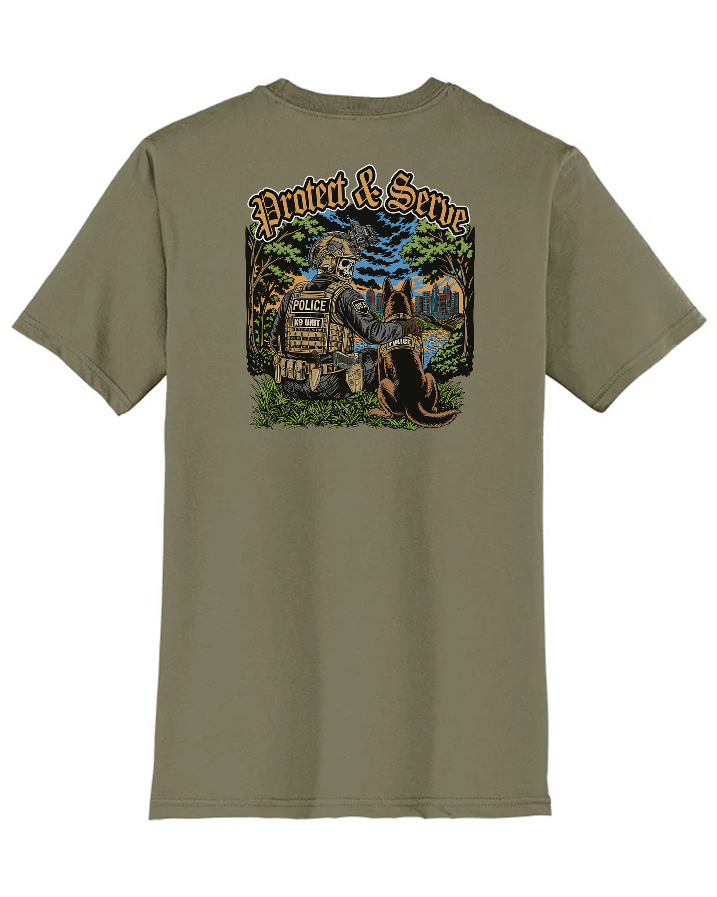 Protect & Serve Tee
