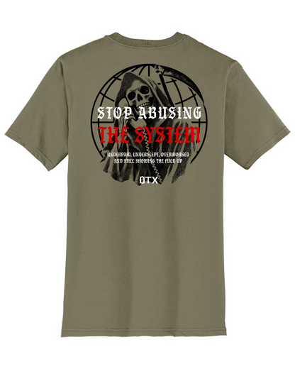 Stop Abusing The System Tee
