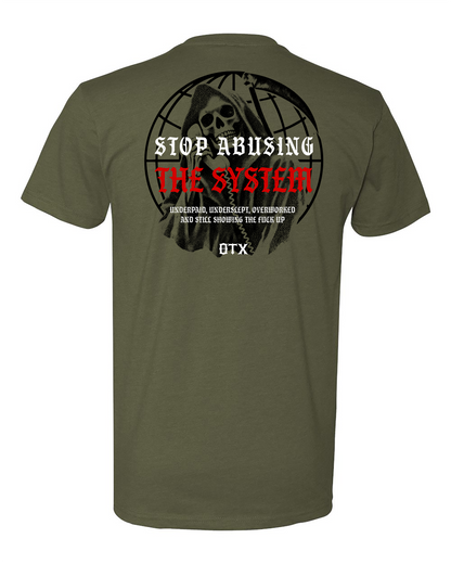Stop Abusing The System Tee