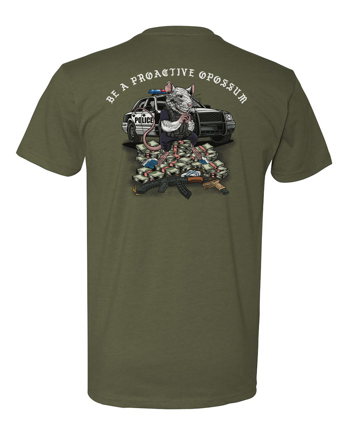 Proactive Opossum Tee
