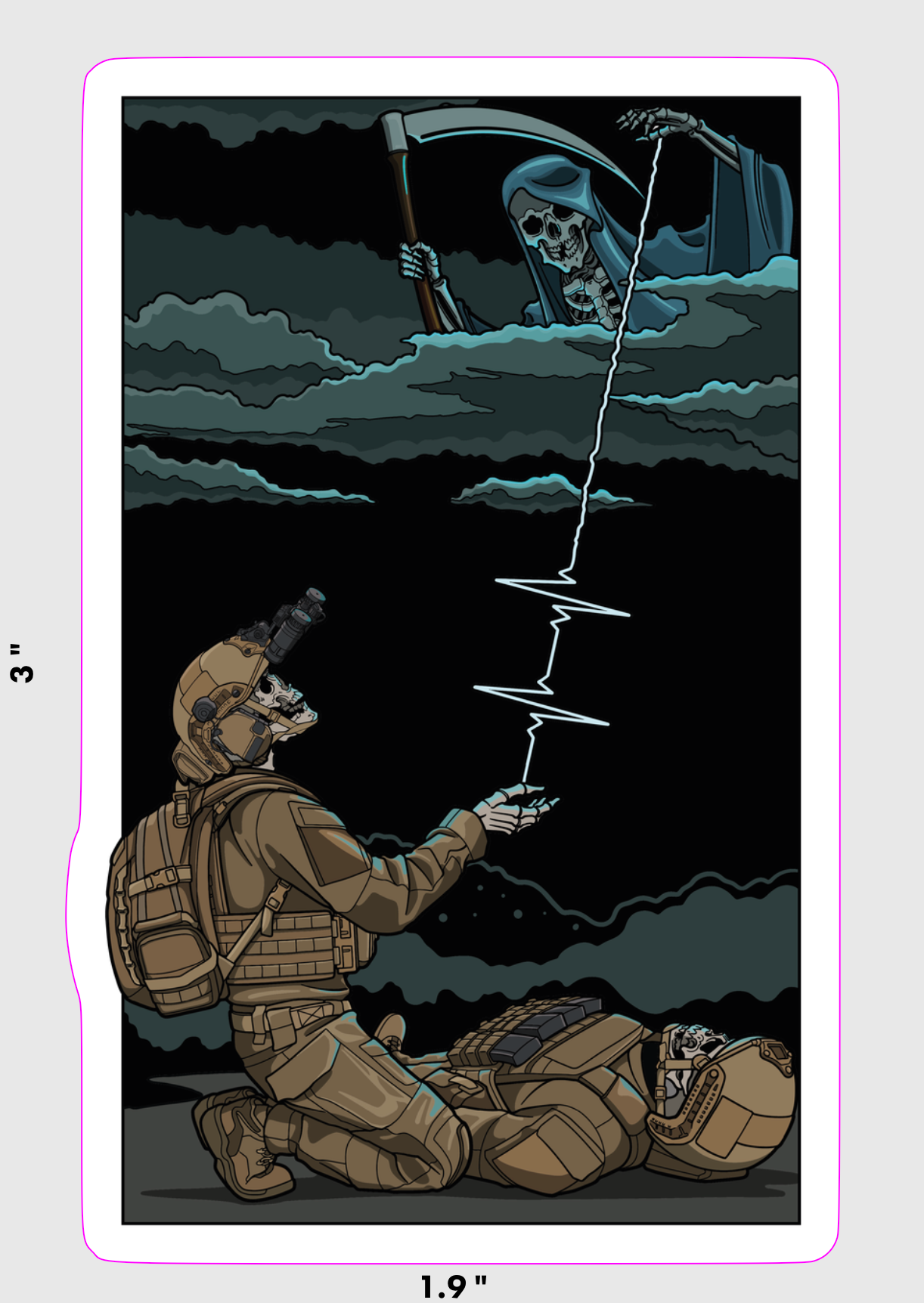 The Healer Sticker