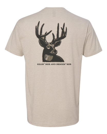 Deer and Beer Camo Tee