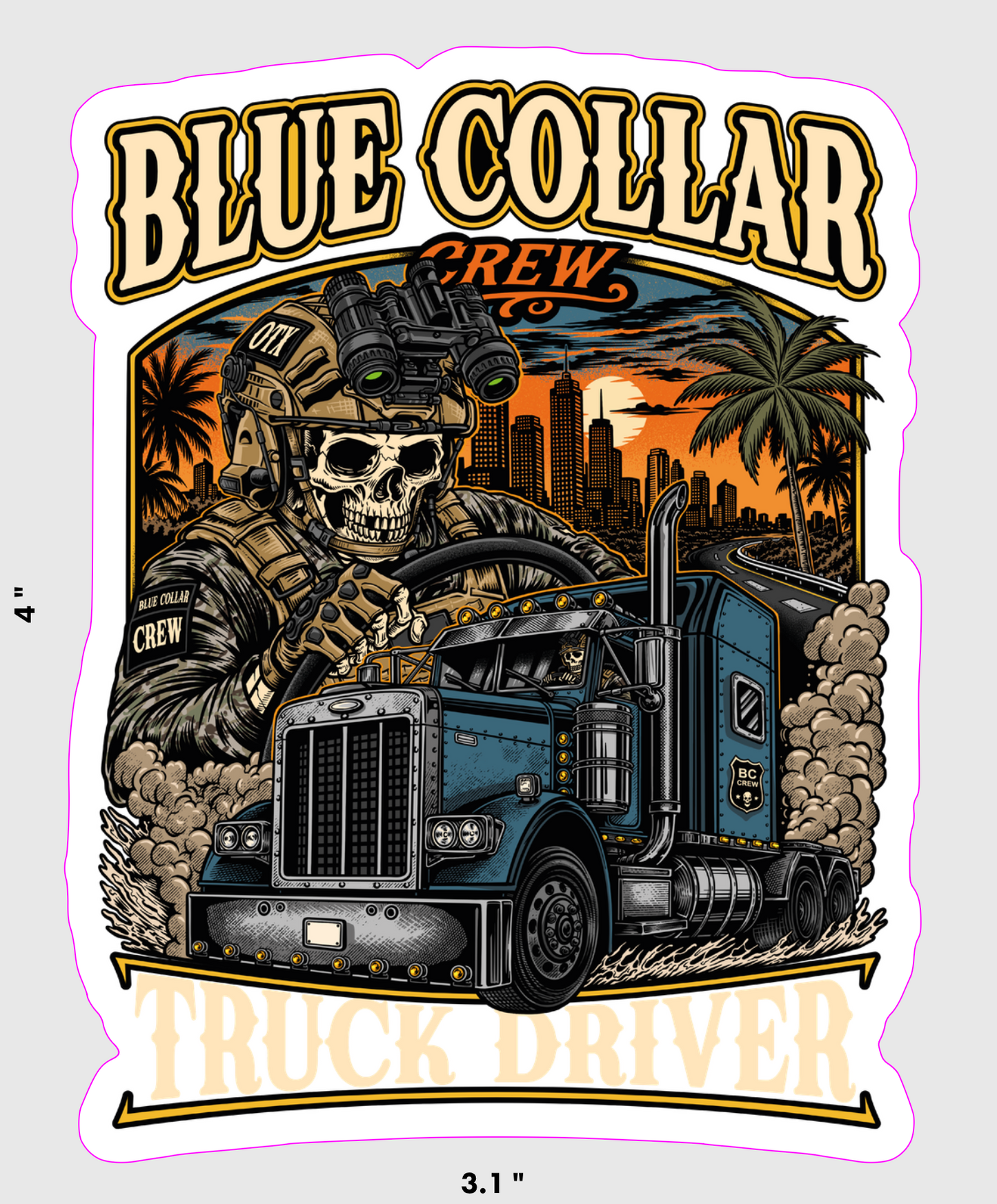 Trucker Sticker