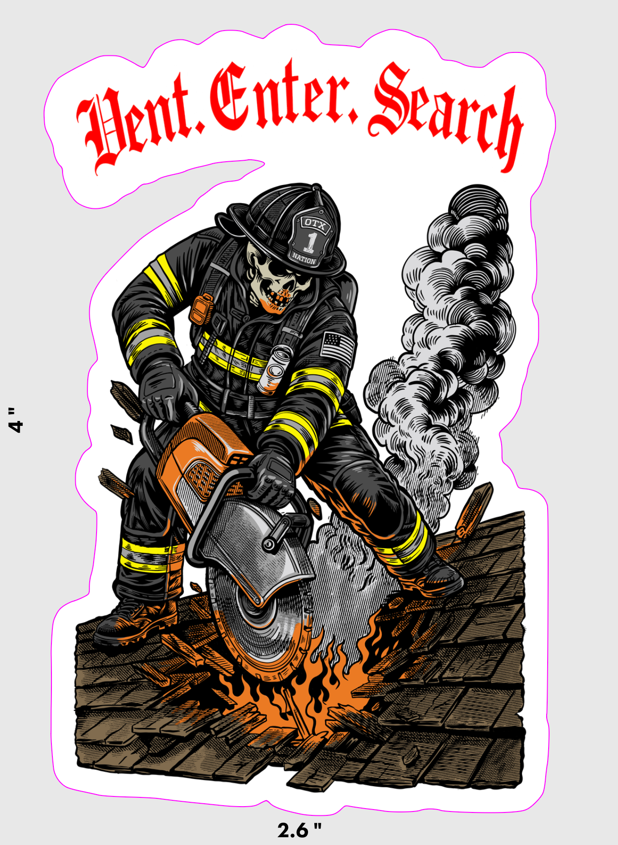 Vent Enter Search Sticker