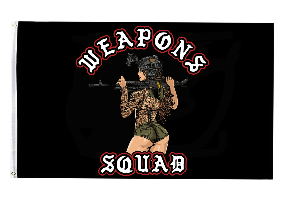 Pre-Order Weapons Squad Flag
