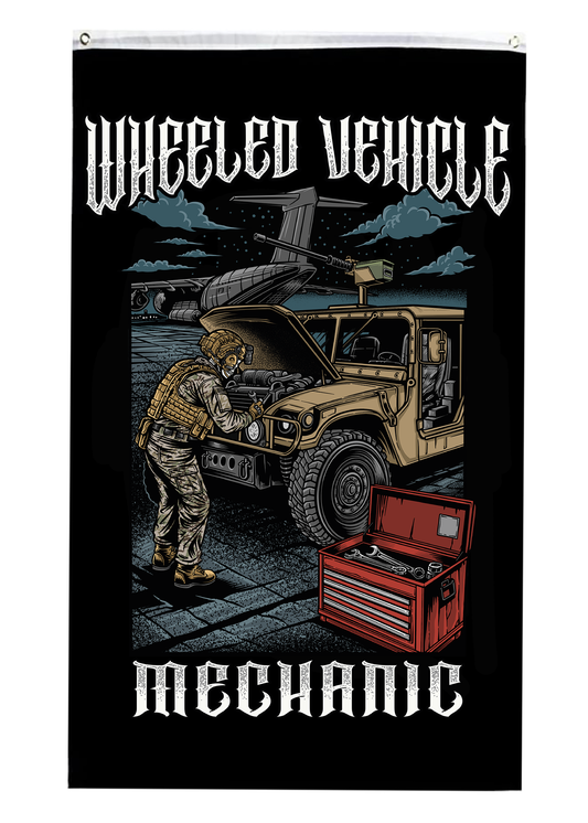 Pre-Order Wheeled Vehicle Mechanic Flag