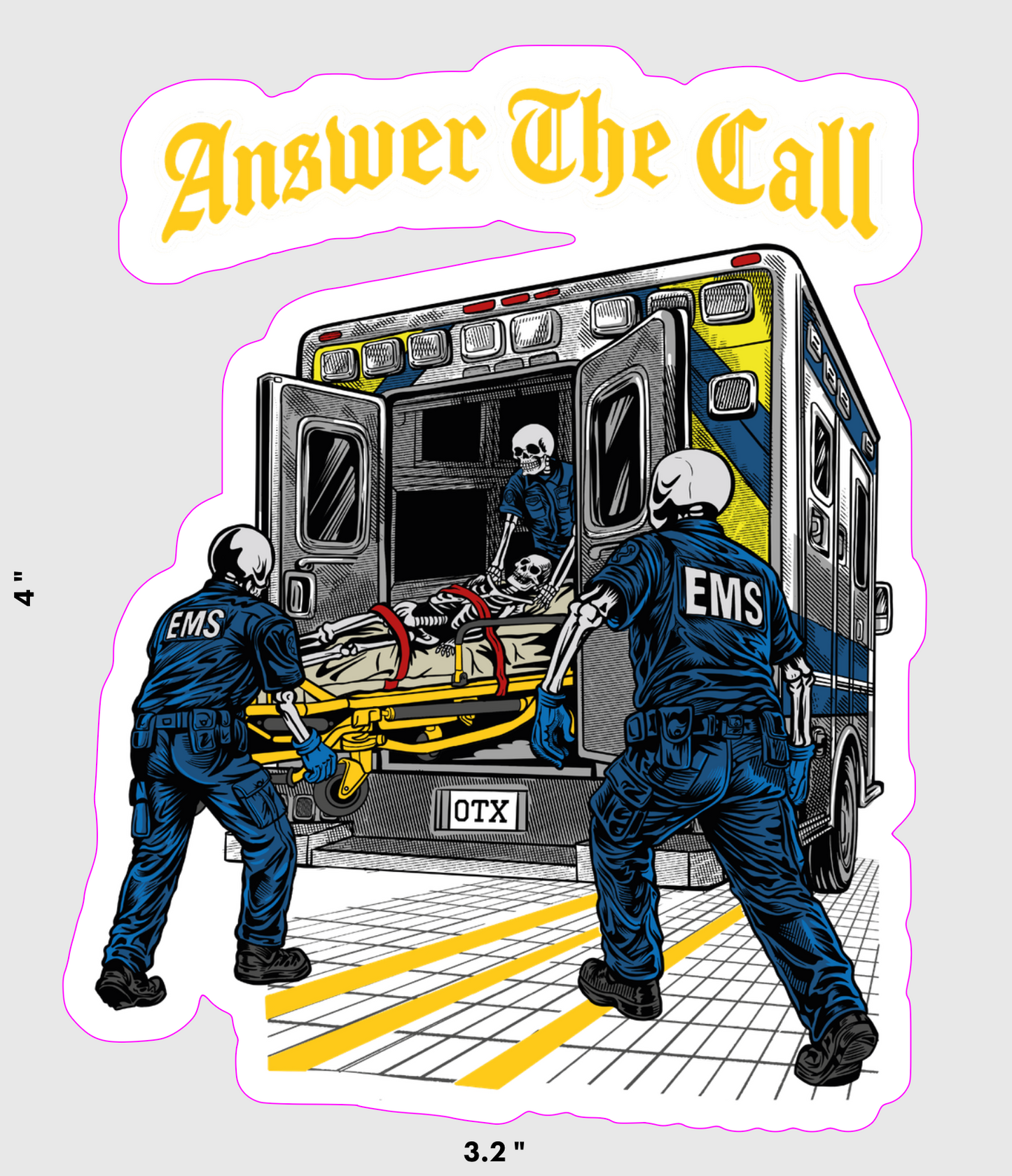 Answer The Call Sticker