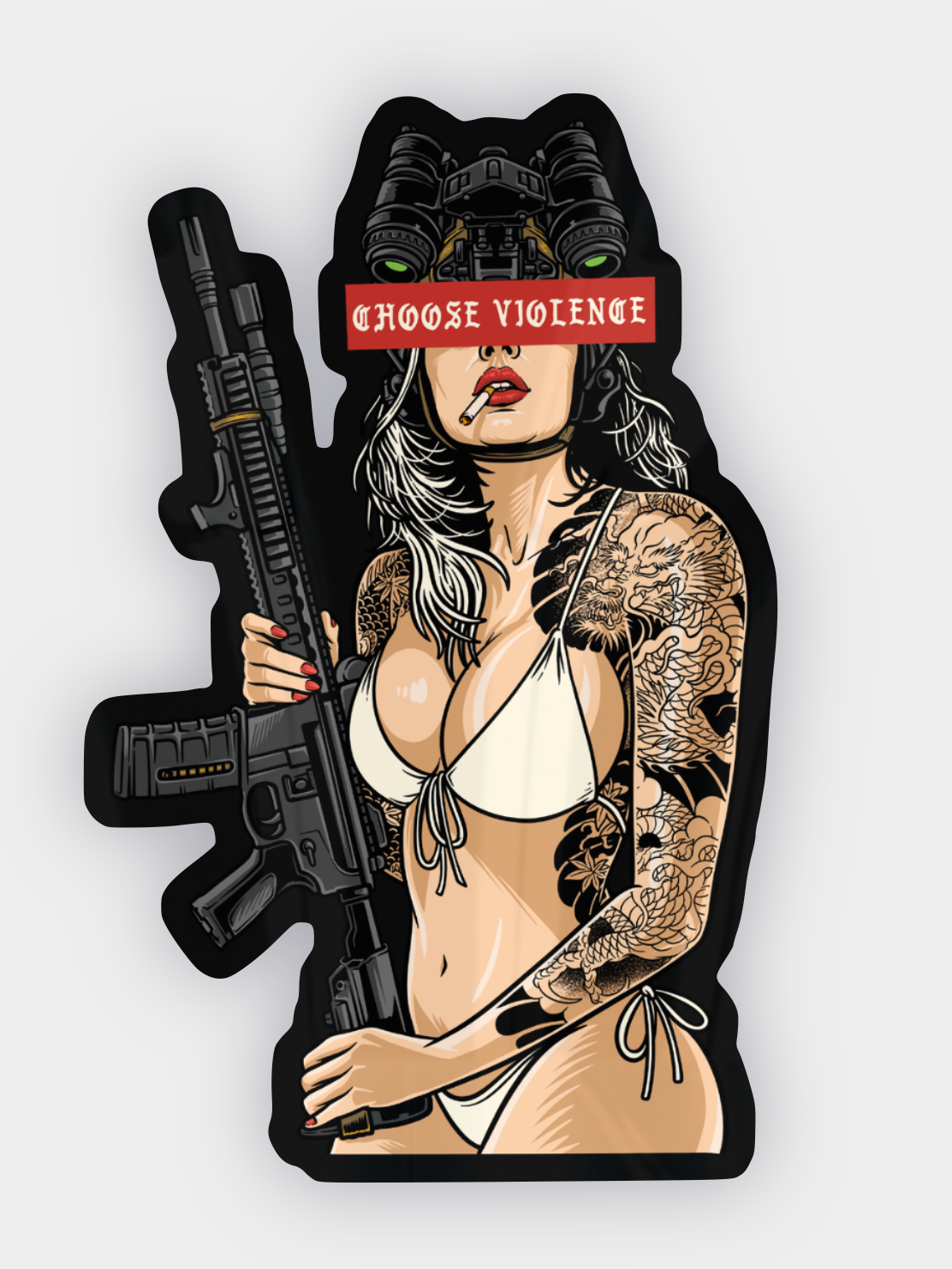 Choose Violence Sticker