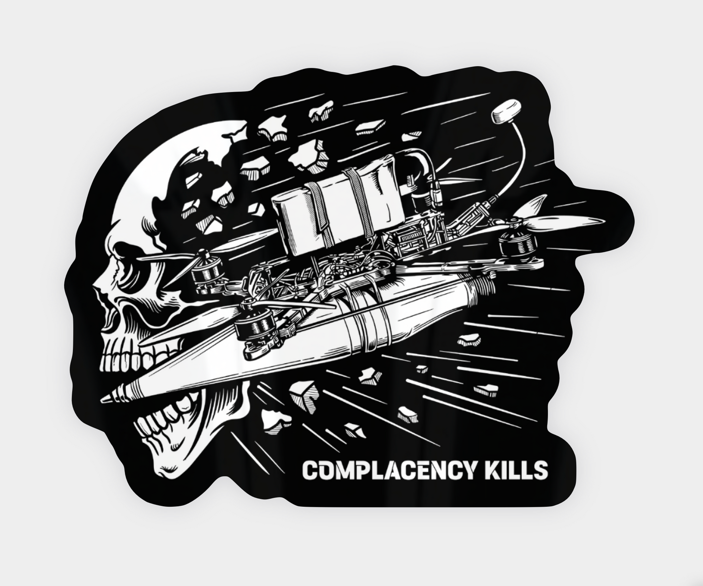 Complacency Kills V2 Sticker