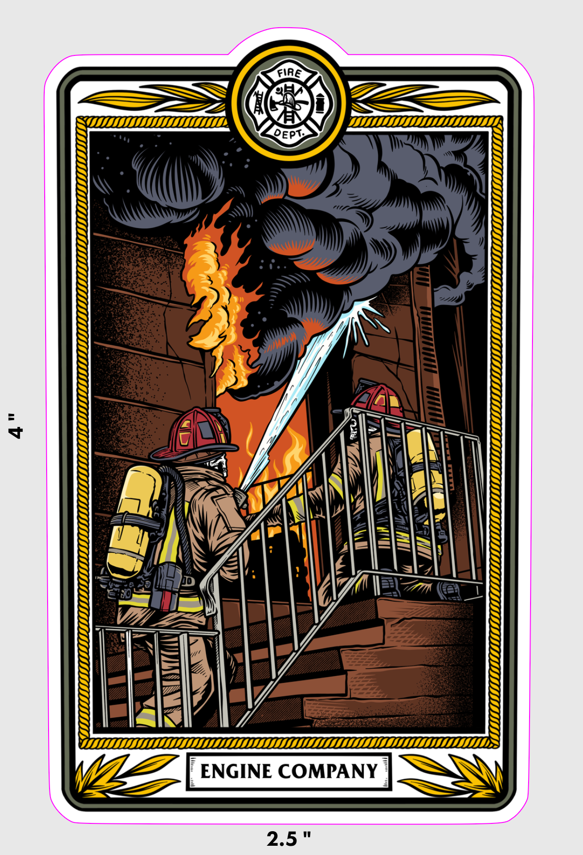 Engine Company Sticker