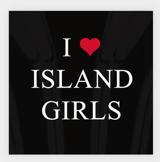 I ❤️ Island Girls Sticker