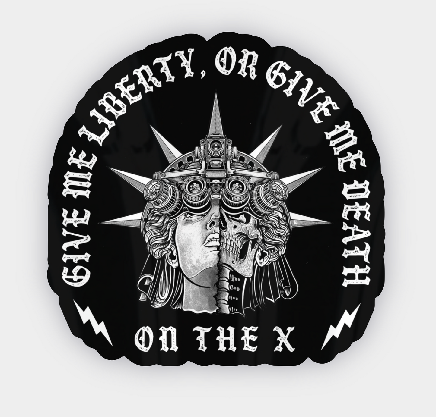 Liberty Or Death Sticker