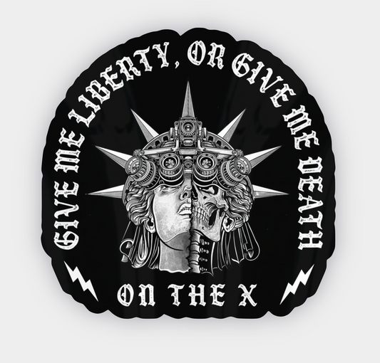Liberty Or Death Sticker