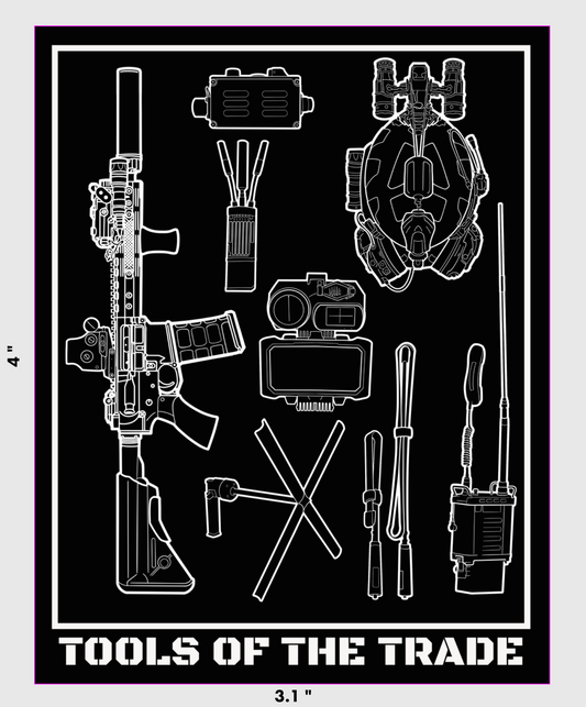 Commo Tools Of The Trade Sticker